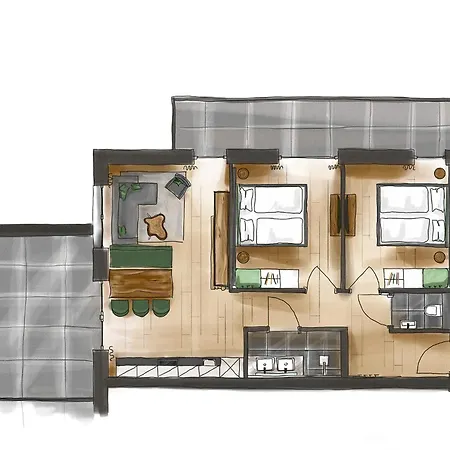 דירה Hoeflehner Premium Gumpen