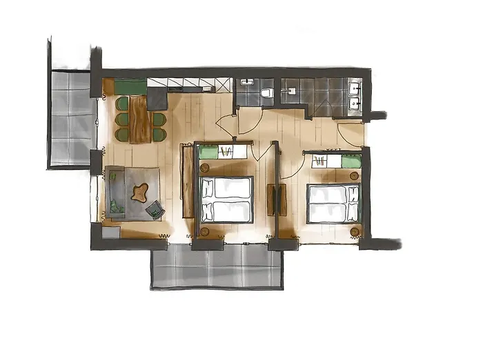 Apartment Hoeflehner Premium Gumpen Haus im Ennstal
